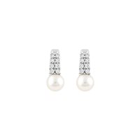 Orecchini Bliss Donna in Oro bianco Perla 20106580 - 20106580